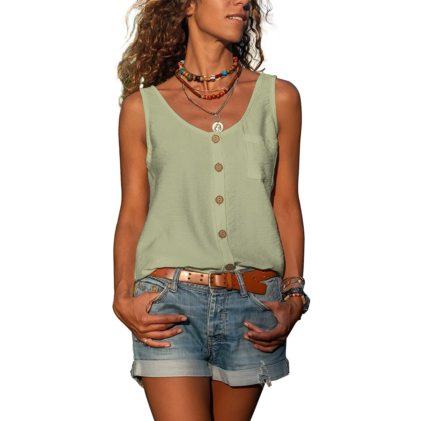 Naressa - Haut d'été chic pour femme
