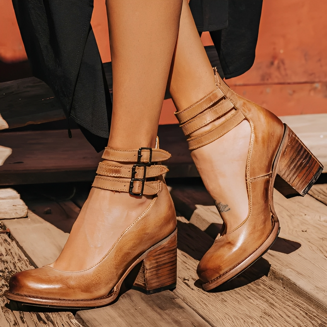 Verona - Chaussures à Talons Vintage