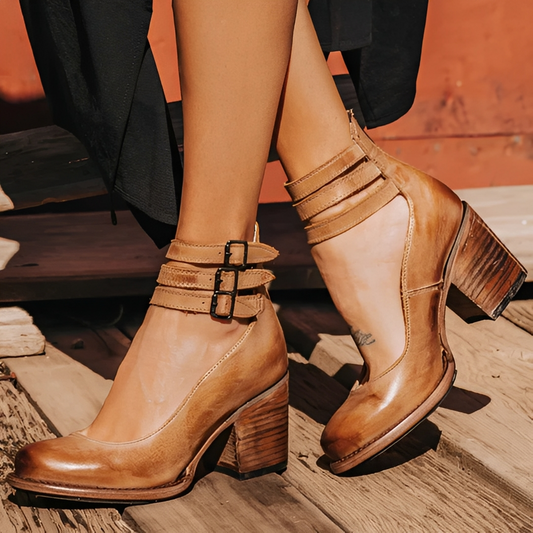 Verona - Chaussures à Talons Vintage