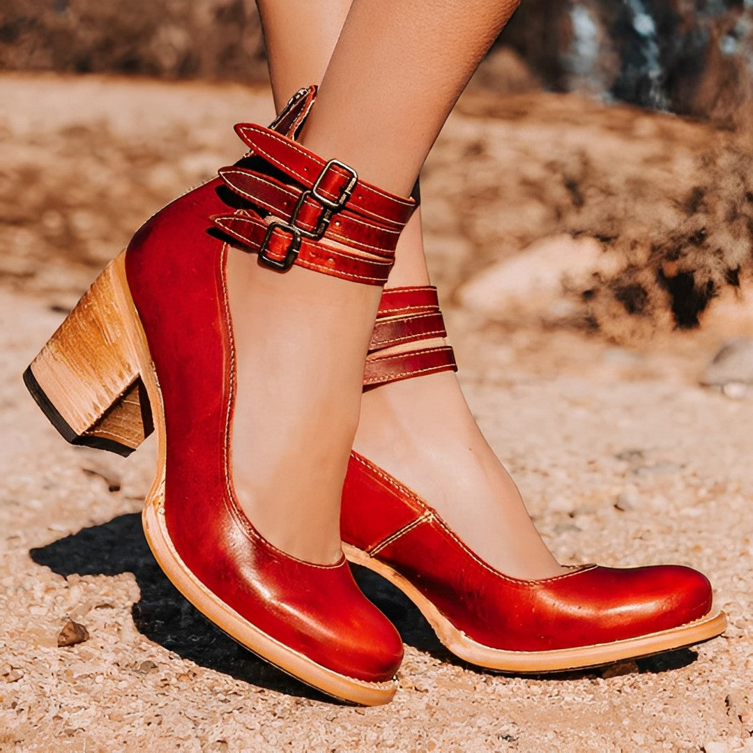 Verona - Chaussures à Talons Vintage