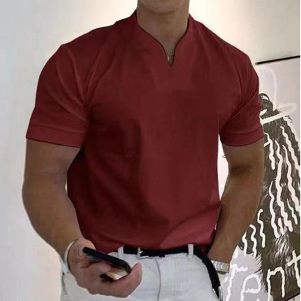 Jason - T-shirt fitness business da uomo a maniche corte