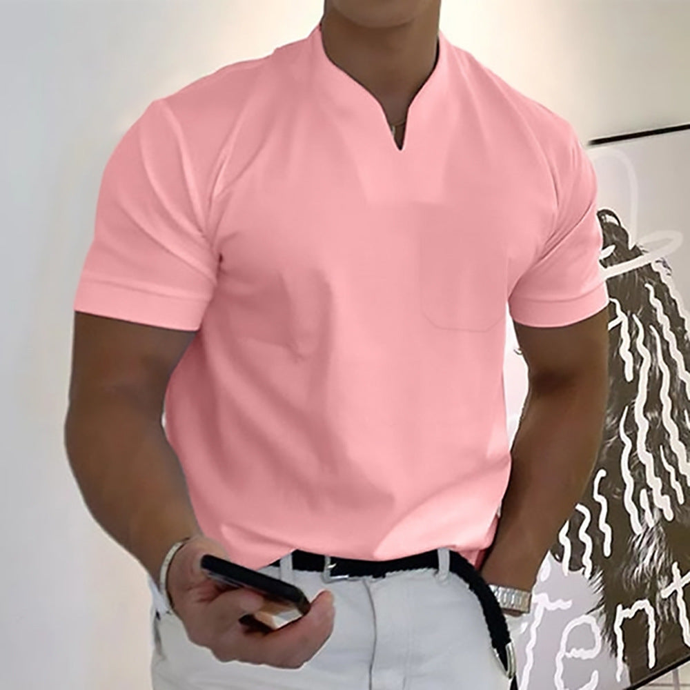 Jason - T-shirt fitness business da uomo a maniche corte