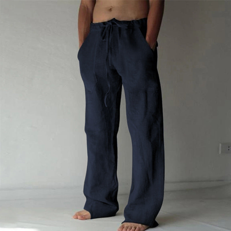 Anton - Pantalon Casual d'Été Uni