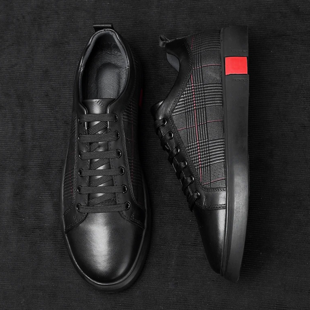 Kai - baskets plates avec lacets devant