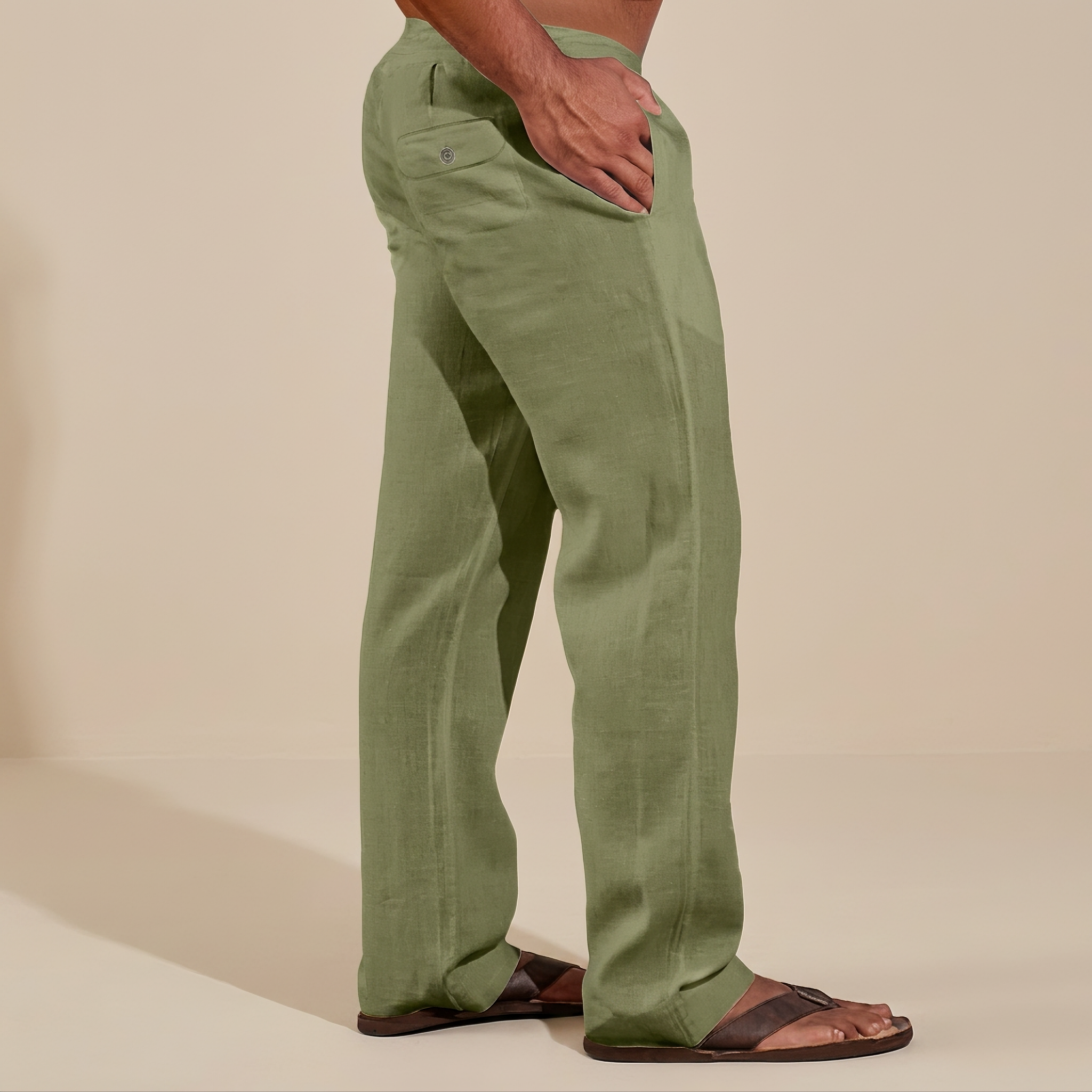 Elias - Pantalon Droit Décontracté