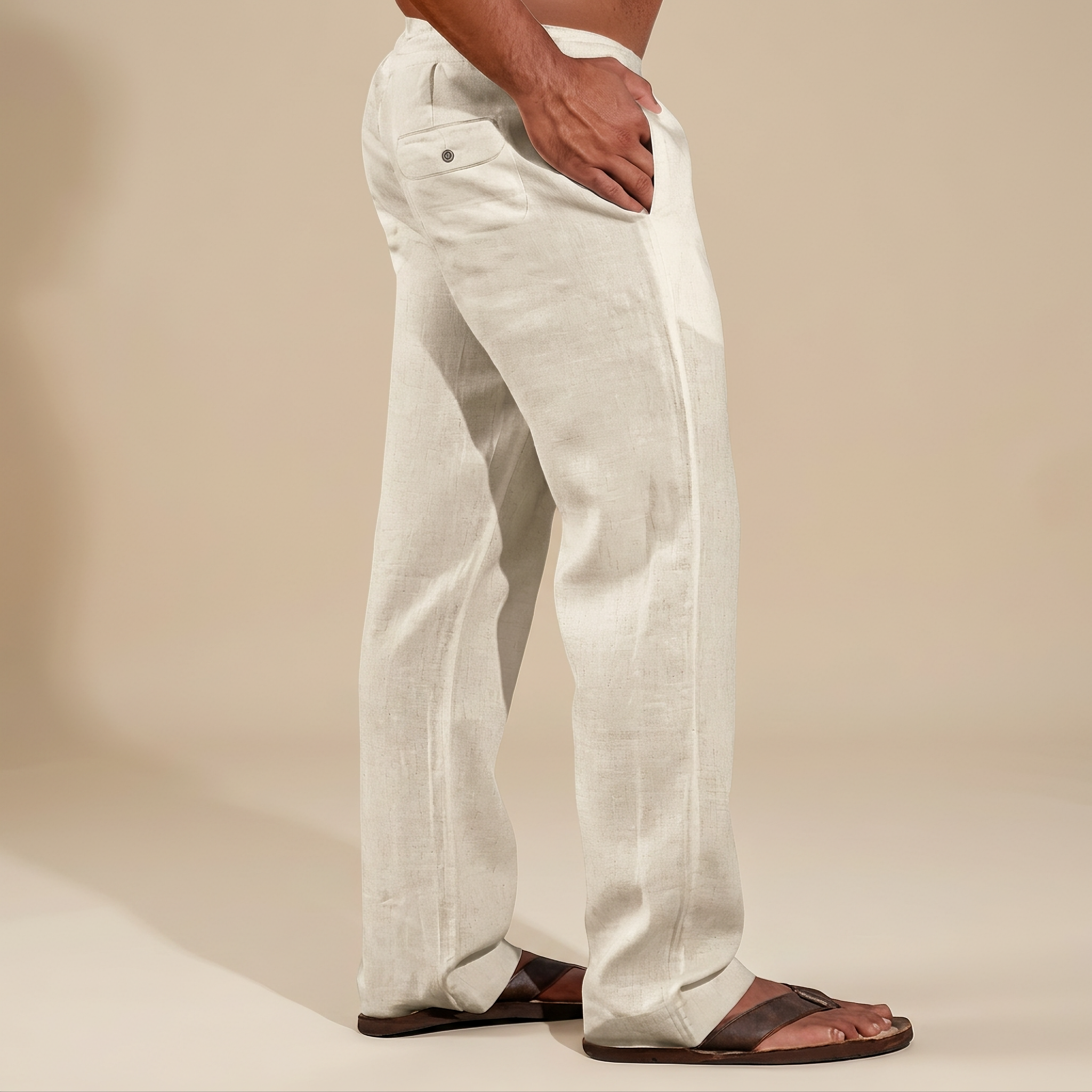 Elias - Pantalon Droit Décontracté