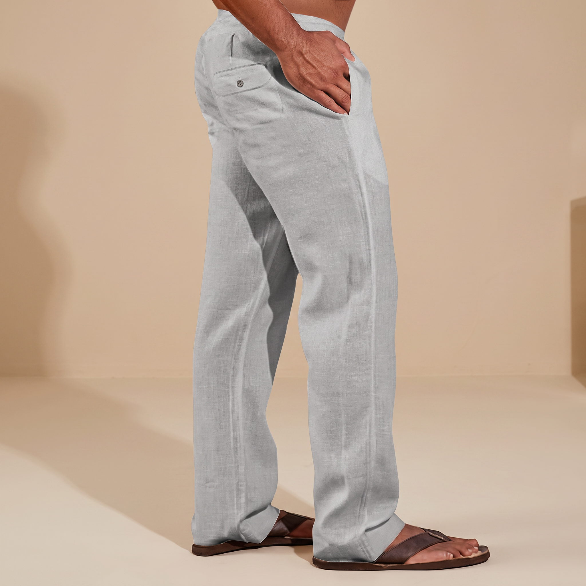 Elias - Pantalon Droit Décontracté
