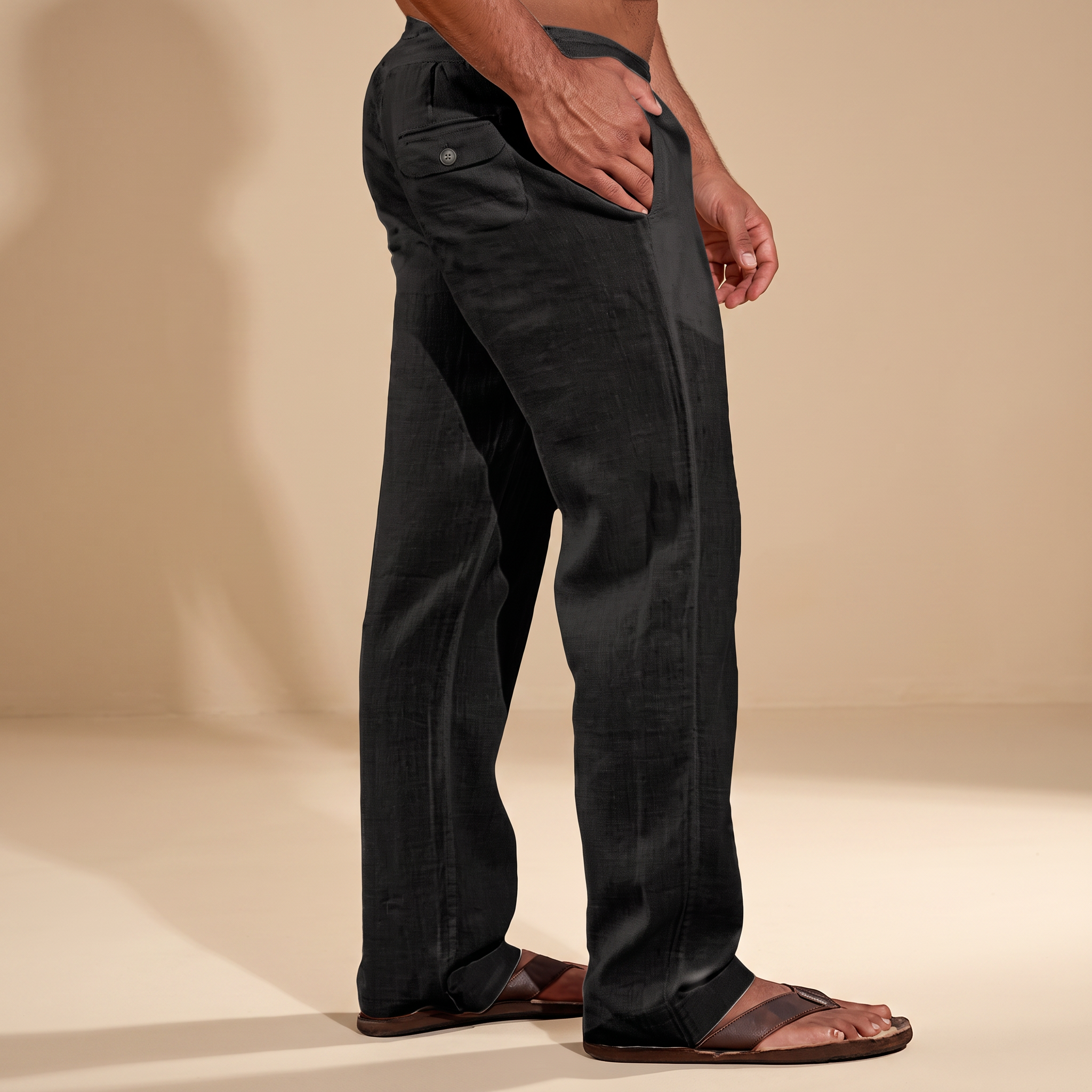 Elias - Pantalon Droit Décontracté