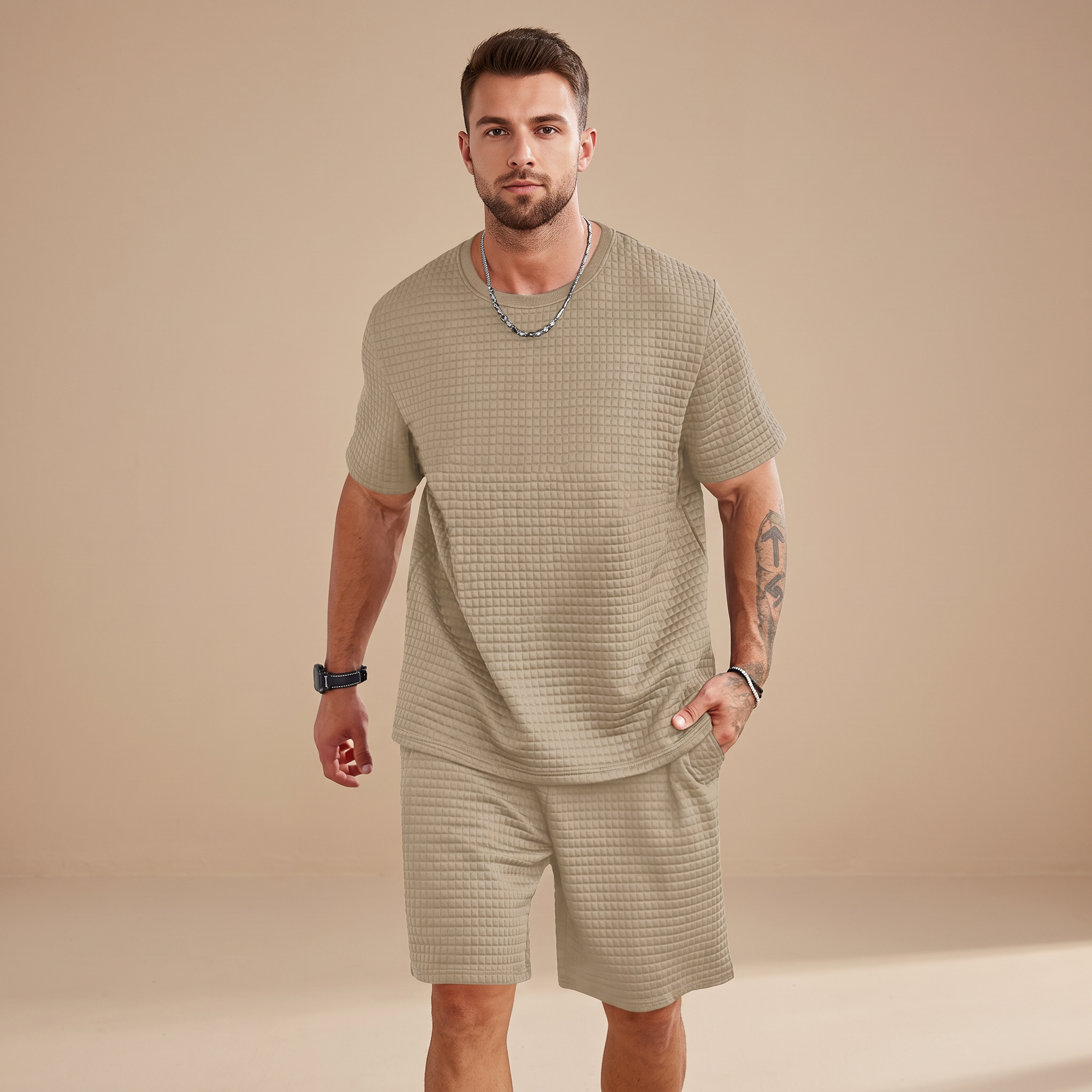 Harris - Ensemble Détente en Tissu Texturé
