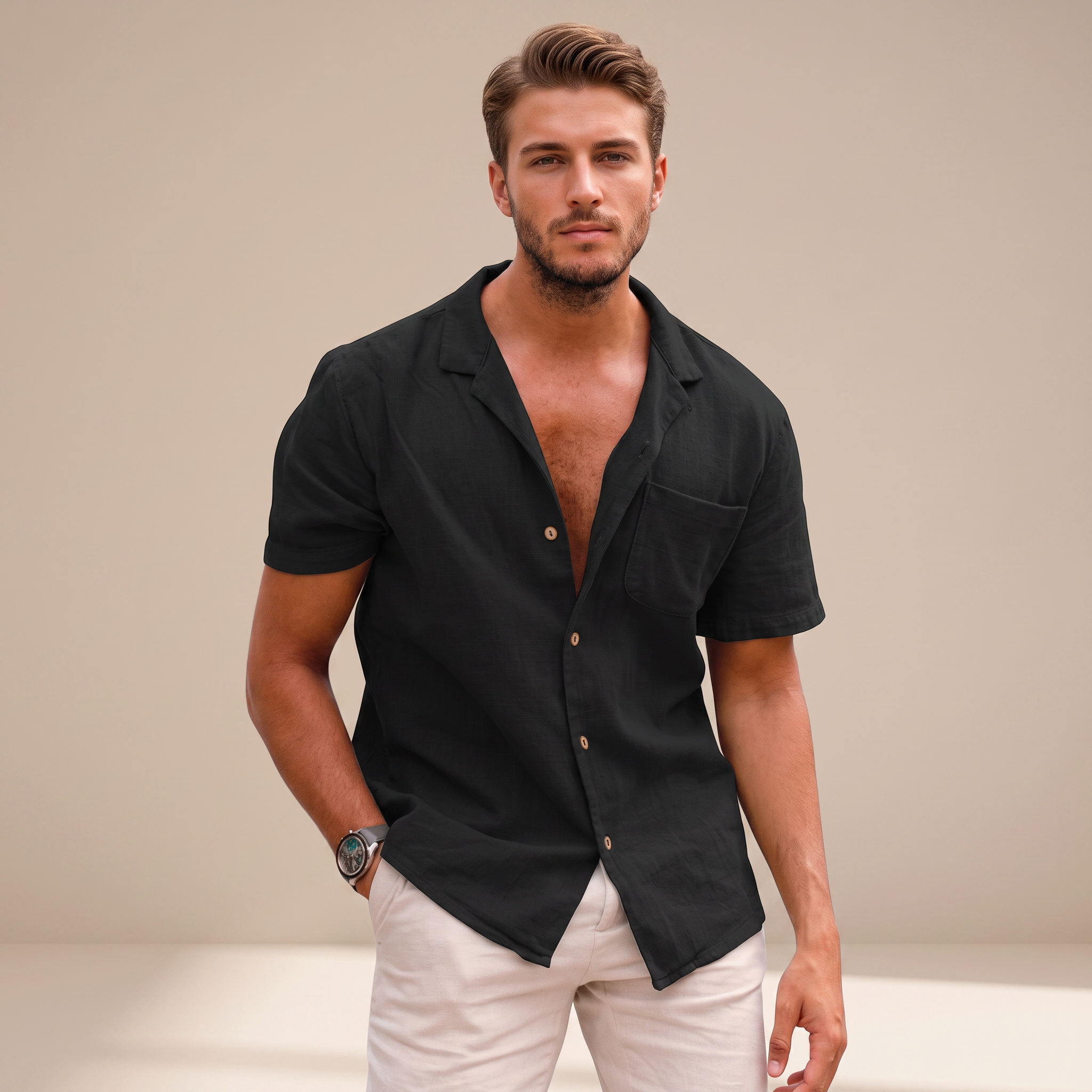 Tiago - Chemises à motifs tropicaux