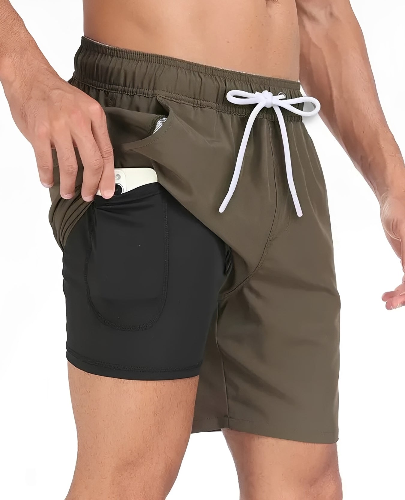 Adam – Short de bain pour homme – séchage rapide