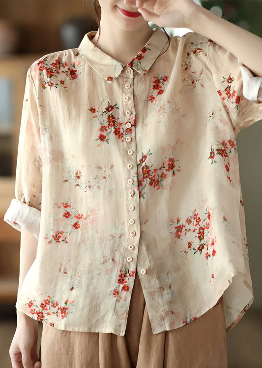 Tianna - Blouse classique à manches longues pour femmes