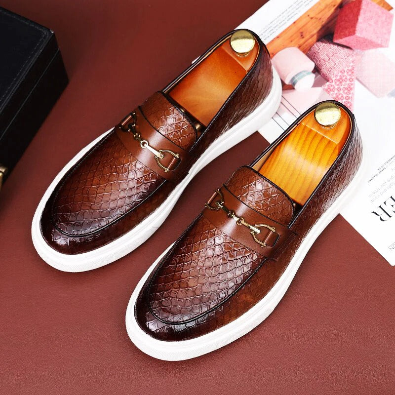 Frances - Mocassins Simples pour Occasions Formelles