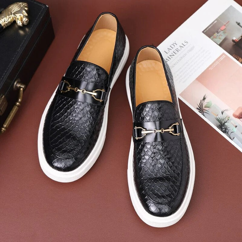 Frances - Mocassins Simples pour Occasions Formelles