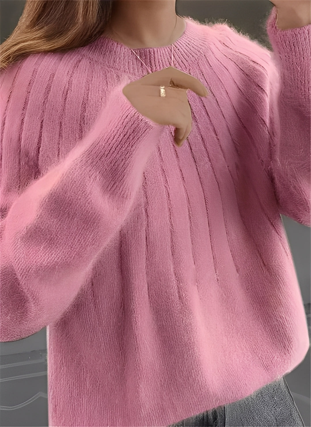 Cornelia - Pull décontracté femme à coupe ample