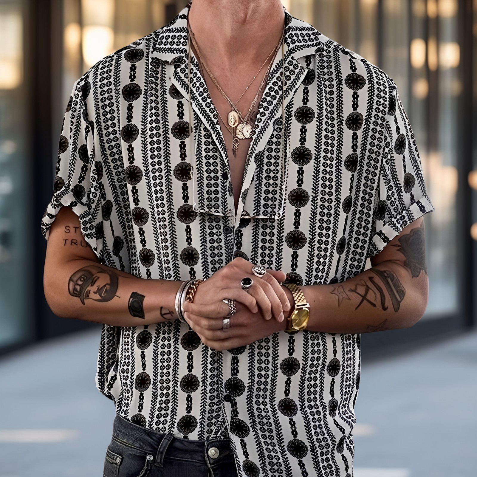 Jeremy - Chemise chic et ample pour hommes