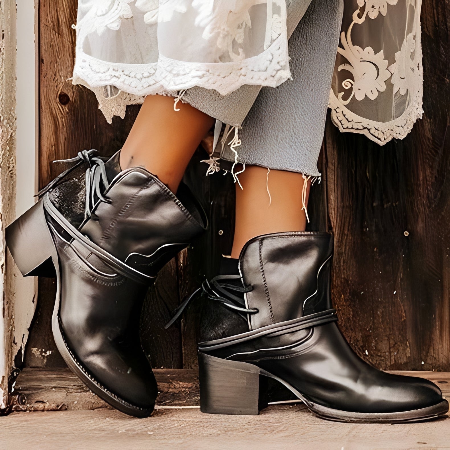 Jesse - Bottes féminines mode avec talons hauts