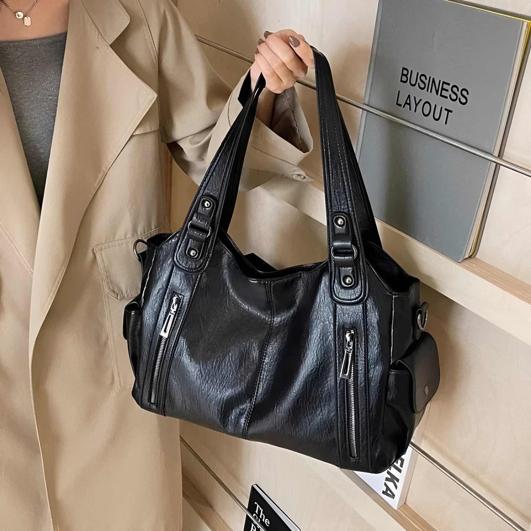 Angelica - Sac d'épaule intemporel