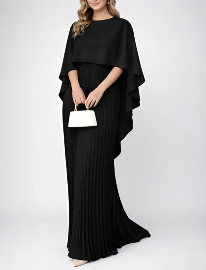 Zuzanna - Élégante Robe Longue en Tissu Texturé