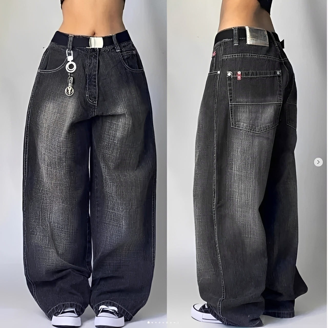 Elsie - Grand Pantalon Cargo Chic