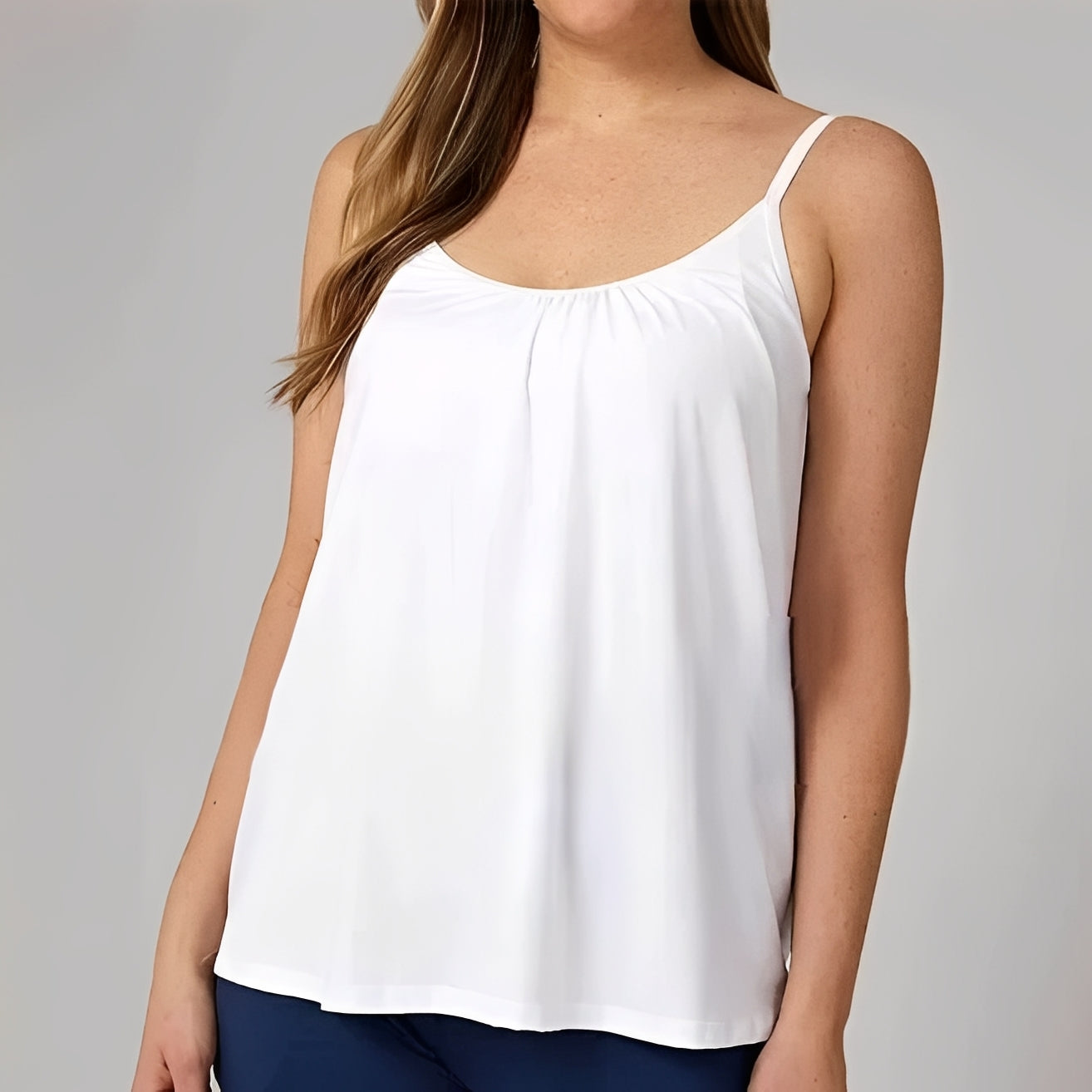 Jenna - T-shirt décontracté avec soutien-gorge intégré pour femmes