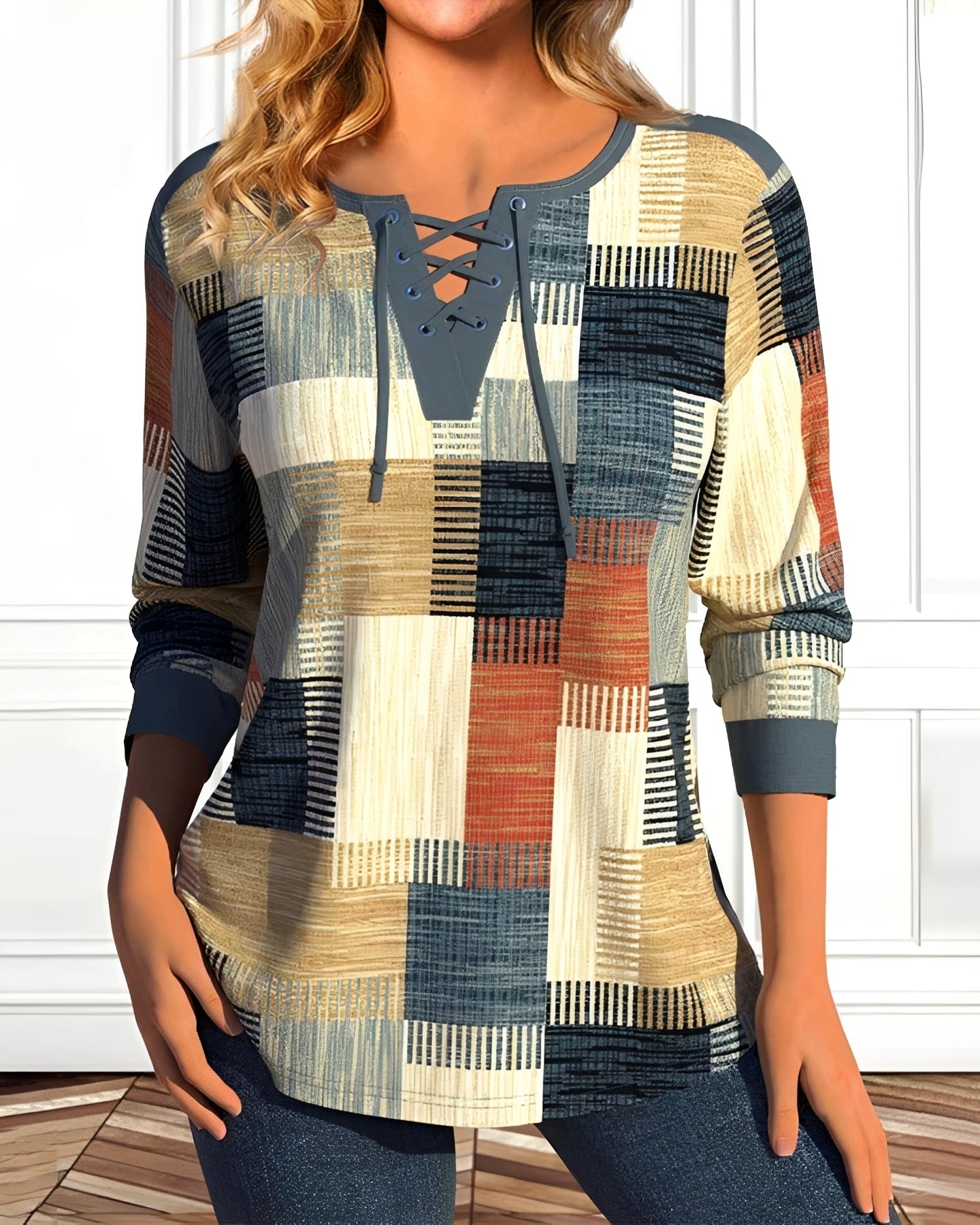 Rachael - Blouse élégante à manches longues