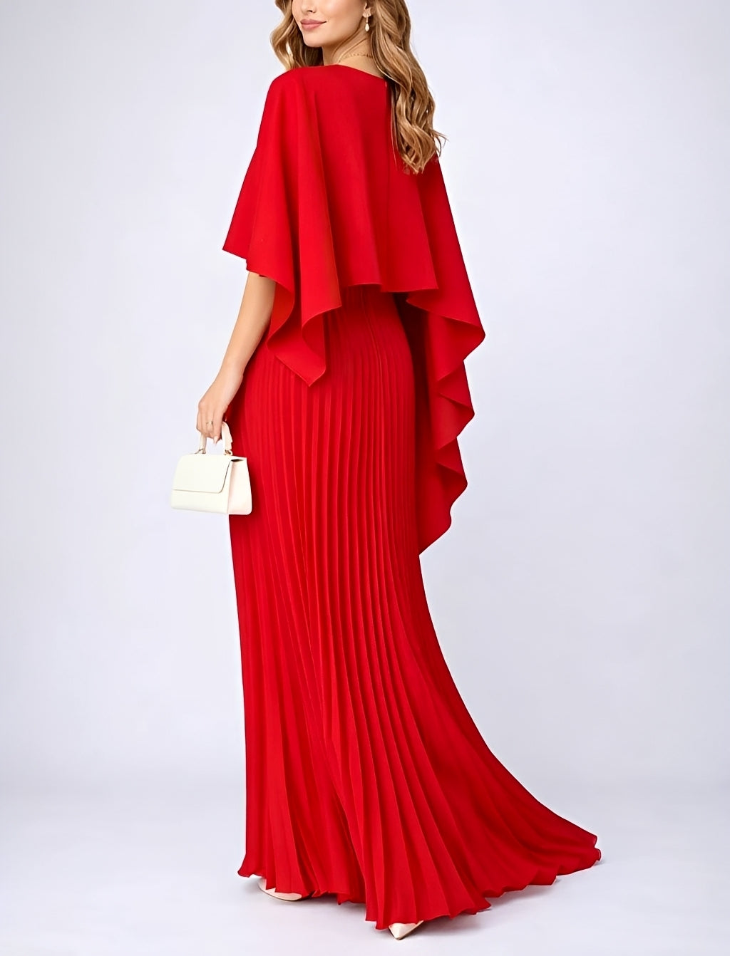 Zuzanna - Élégante Robe Longue en Tissu Texturé