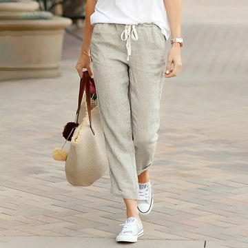 Kaci - Pantalon avec taille élastique pour le confort