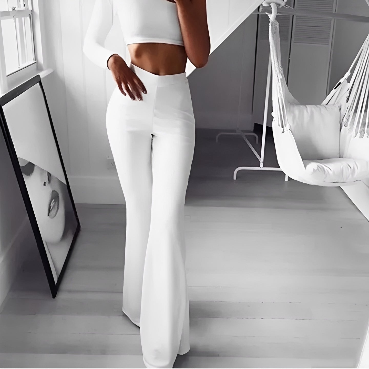 Keiran - Pantalon élégant à jambes évasées