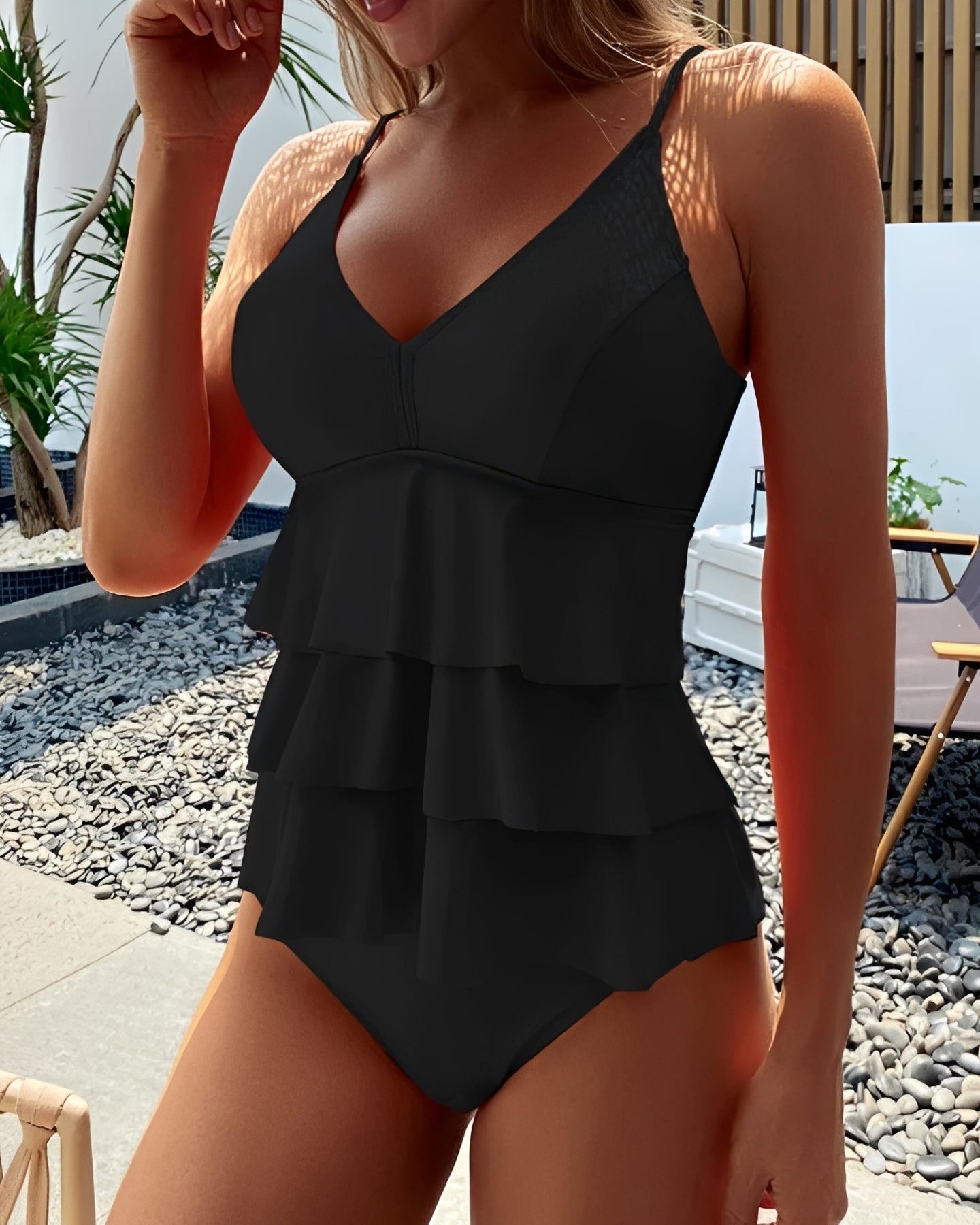 Lauren - Élégant maillot de bain avec volants