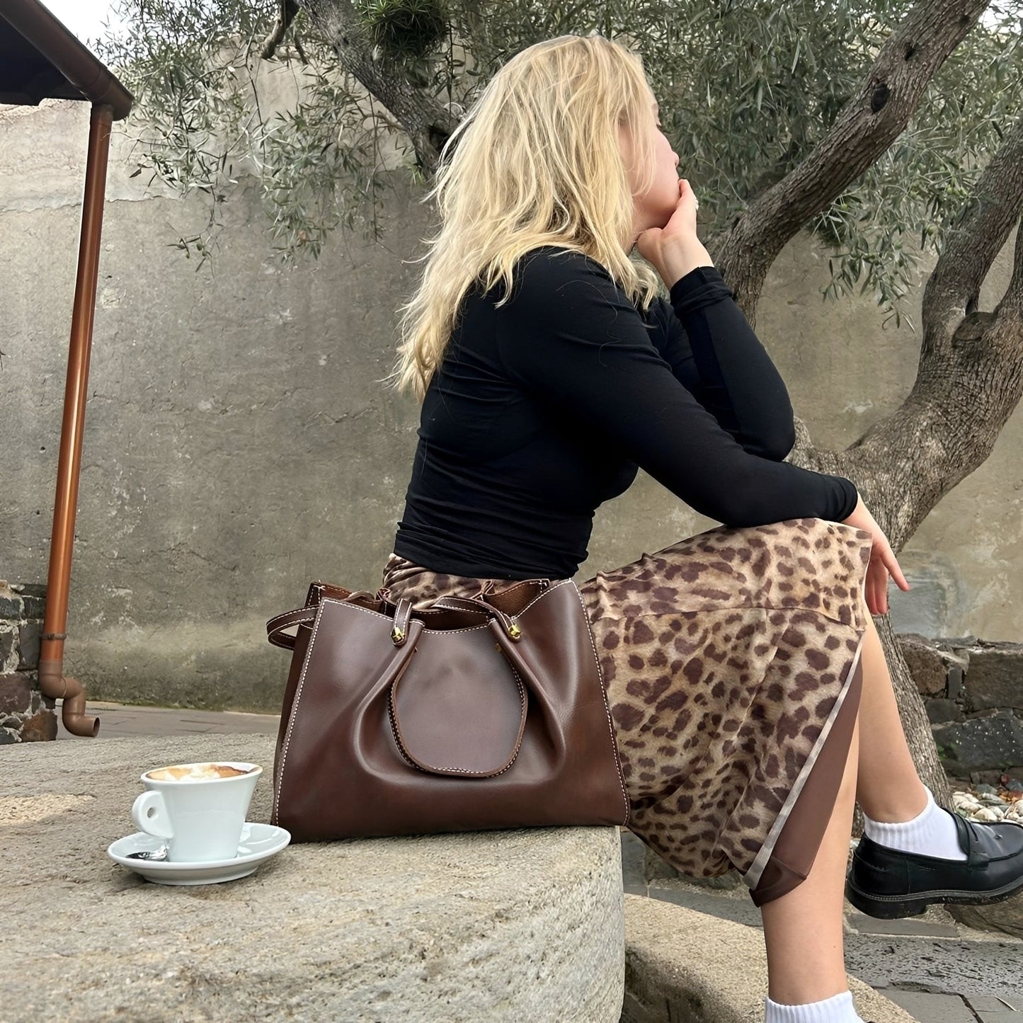 Sabrina - Sac à Épaule Élégant et Vintage