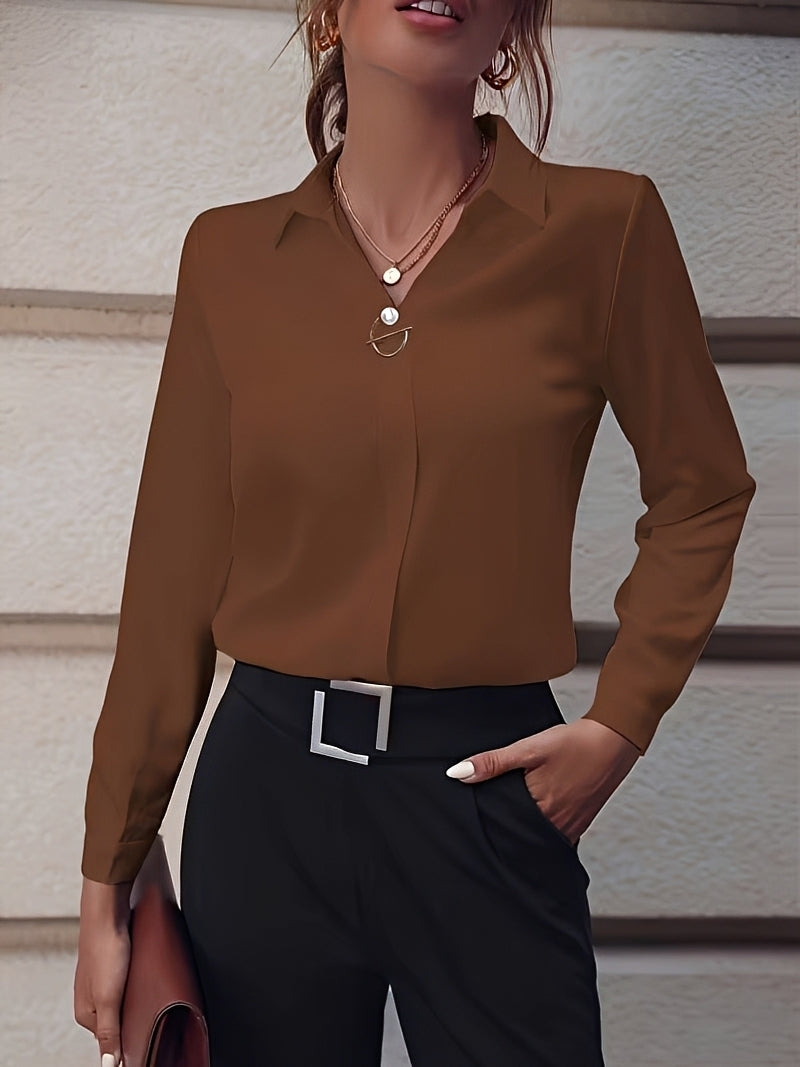 Erica - Chemise chic à manches longues