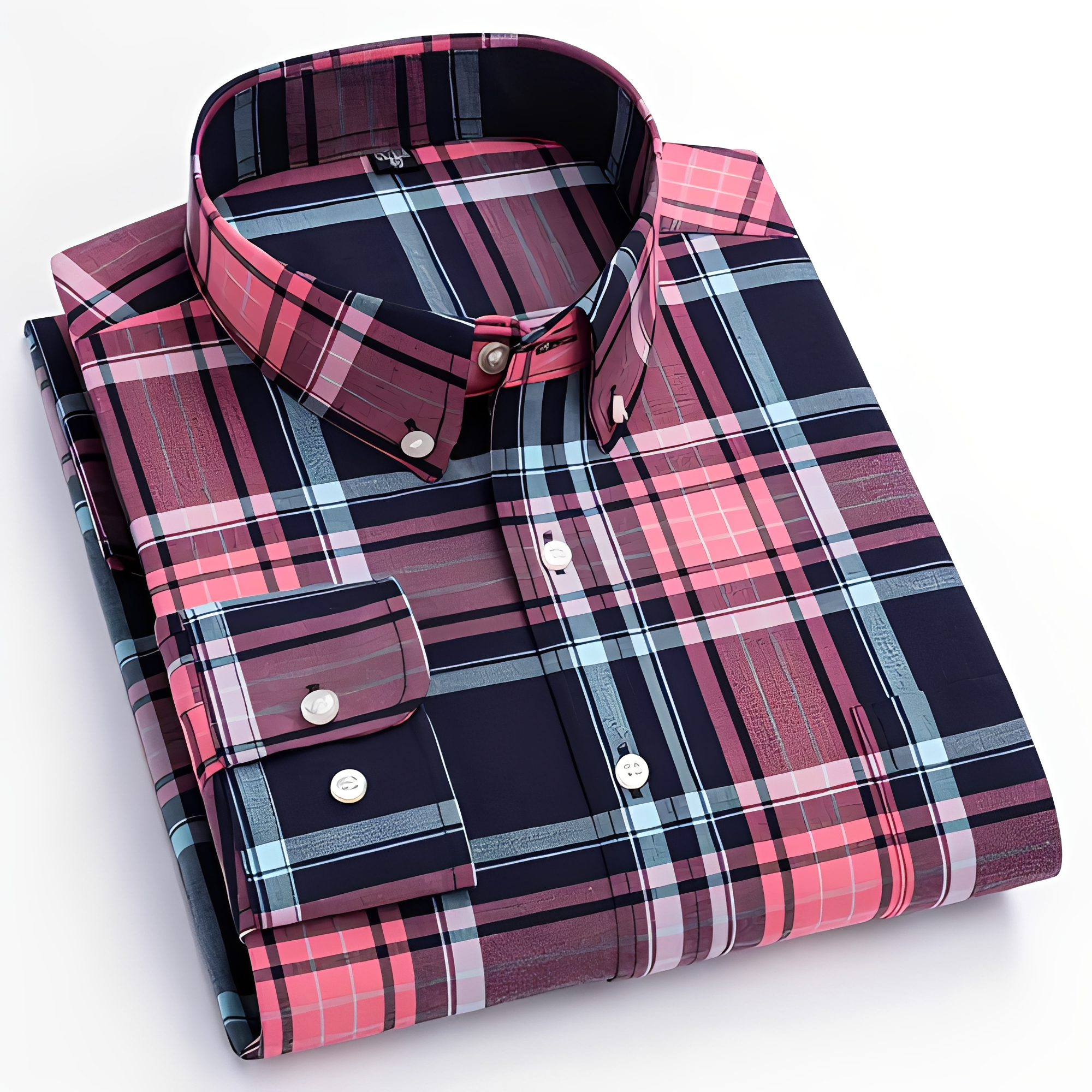 Aldrine - Chemise relax à manches longues pour homme