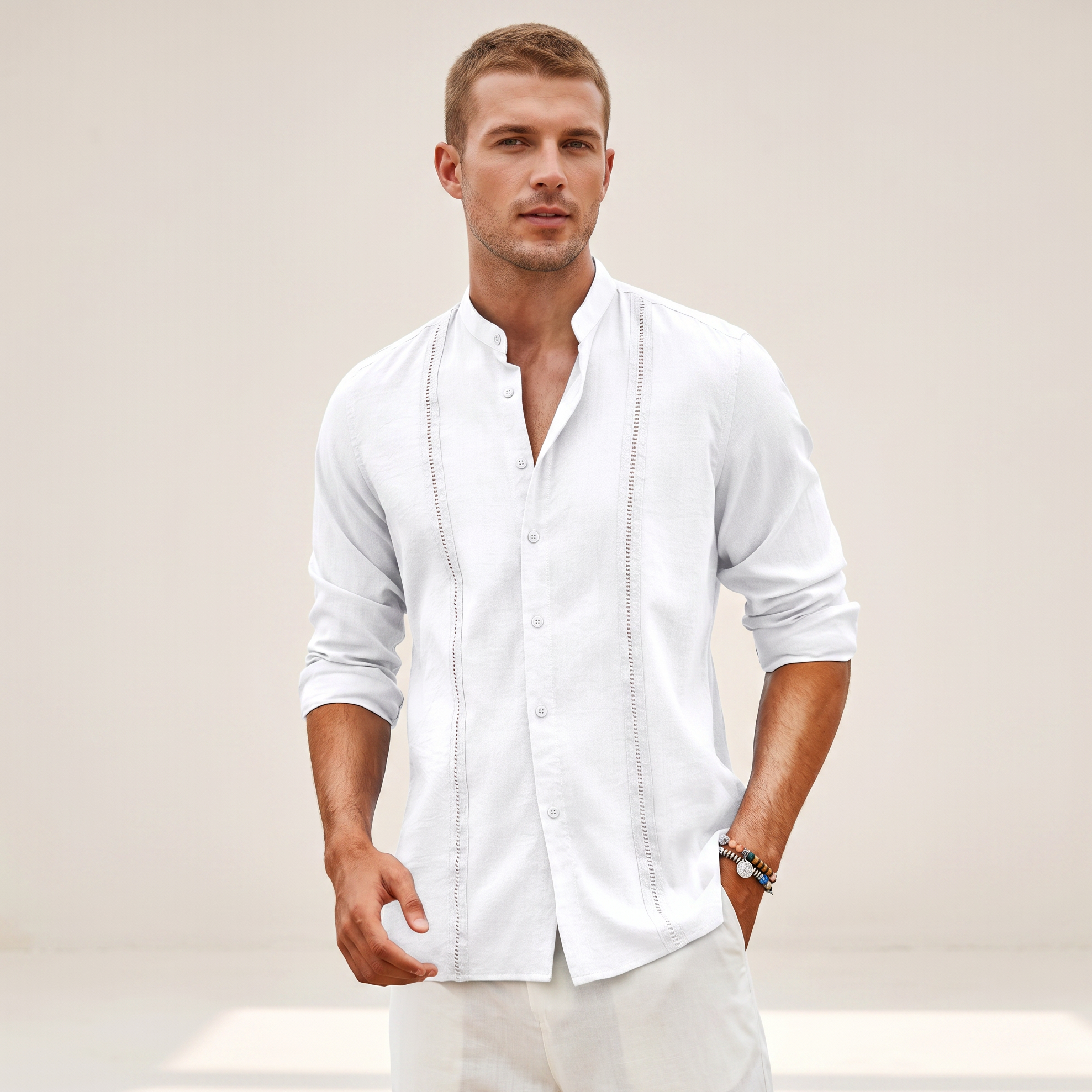 Olivier - Chemise Chic Décorée