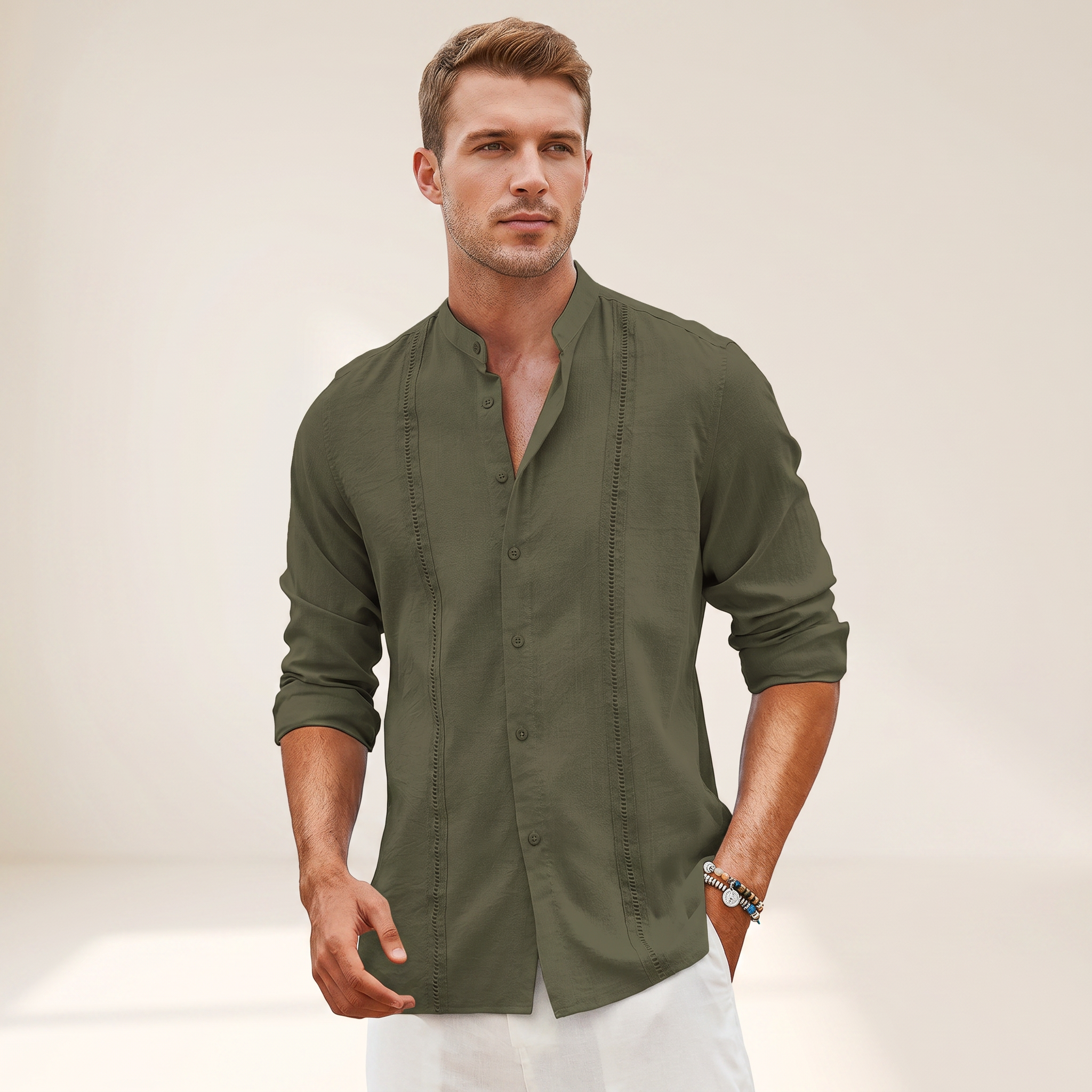 Olivier - Chemise Chic Décorée