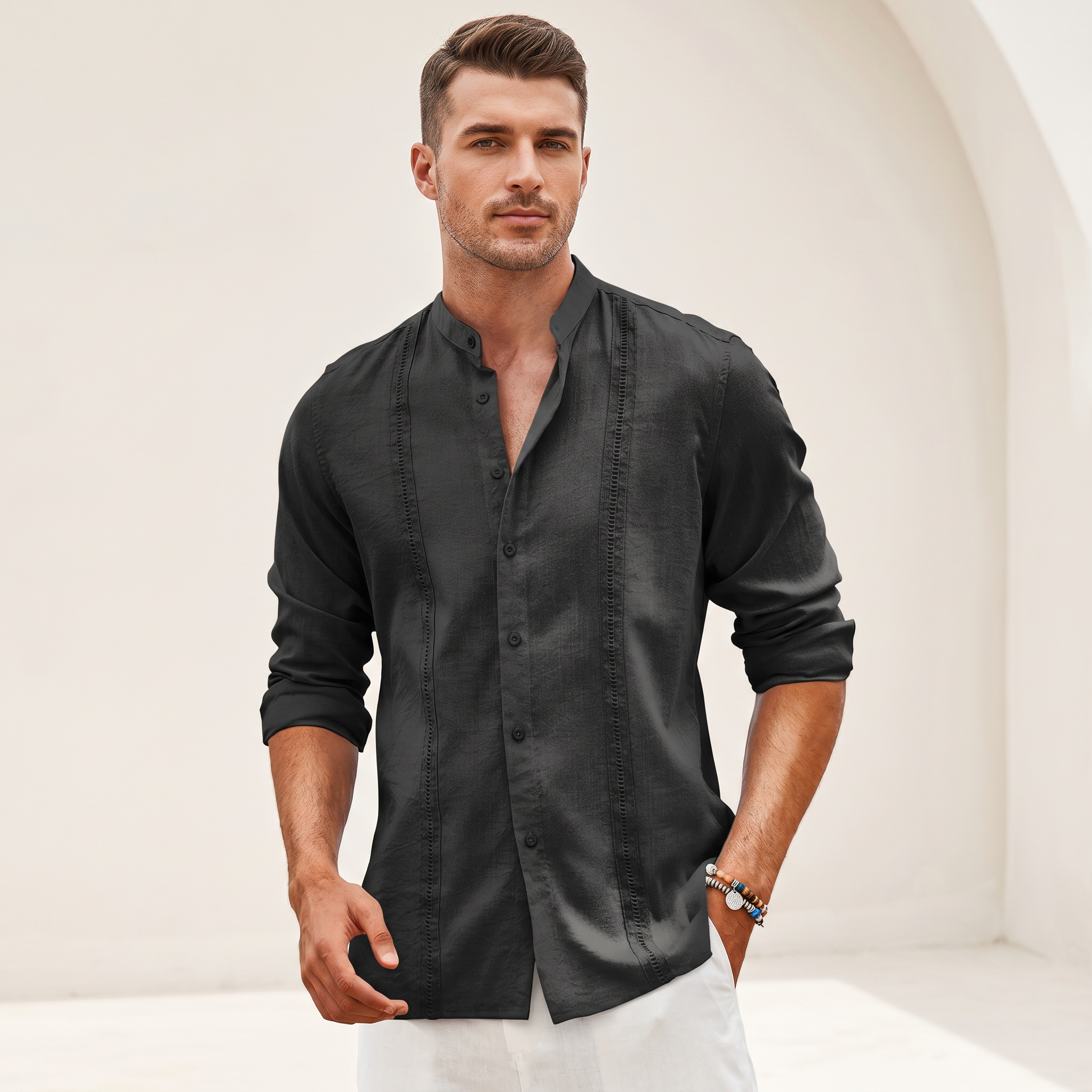 Olivier - Chemise Chic Décorée