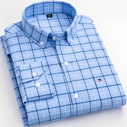 Lance - Chemise à carreaux à manches longues pour homme
